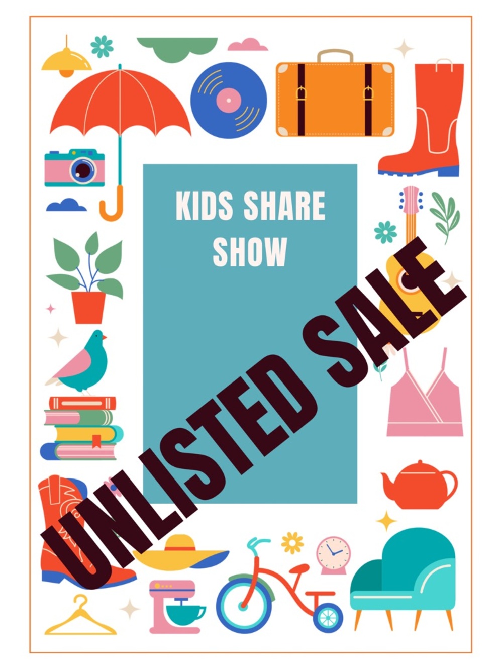 Kids Share Show - Assorted Colorful Kids Toys Collection